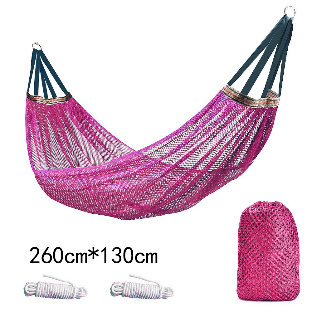 Pink 260*130+tie rope+storage bag