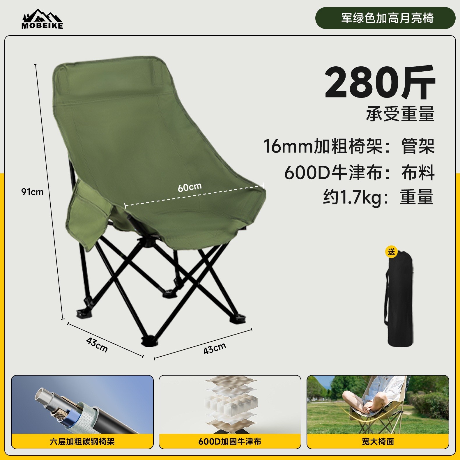 [without roof] military green