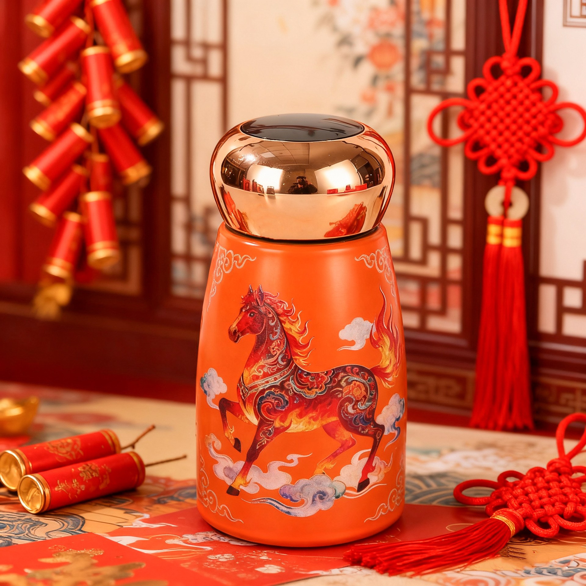 Mushroom Horse - Orange Horse - 230ML - 230-600