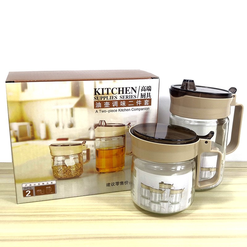 Round oil pot set of two: 30 sets/box