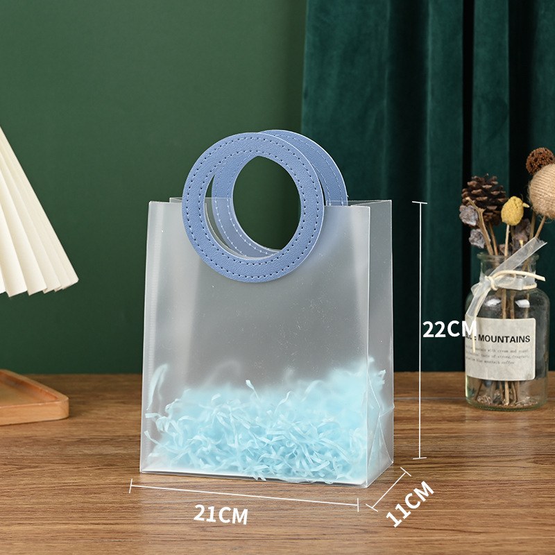Ice blue, 21x22x11cm (medium) - Ice blue 21x22x11cm medium size; 22*21*14 medium size vertical version; round
