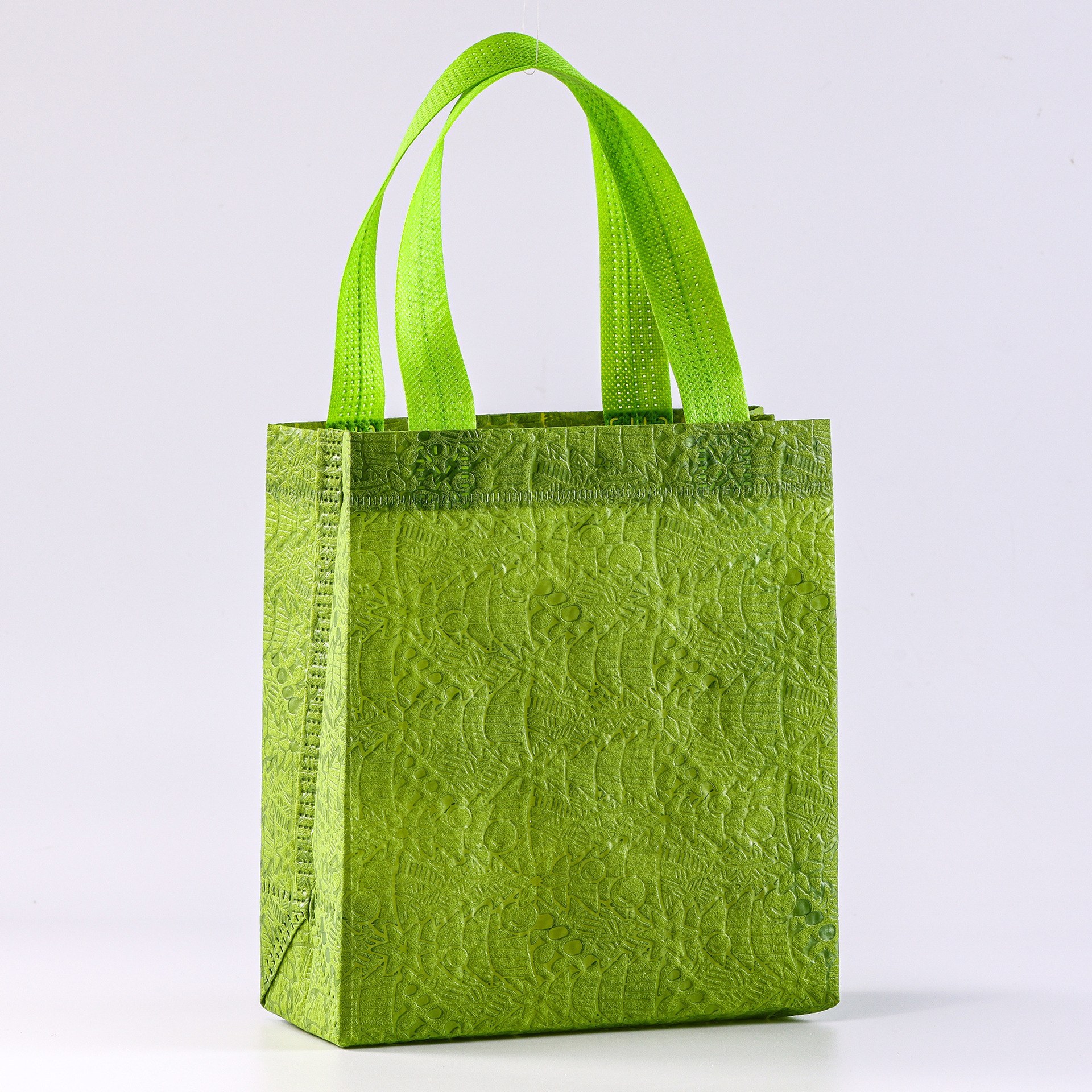 Green christmas tree;20*18*8;patterned non-woven fabric