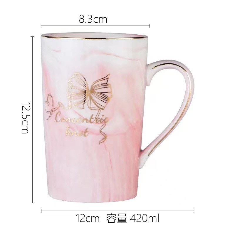 Oz Cup concentric knot pink single Cup - 301-400ml