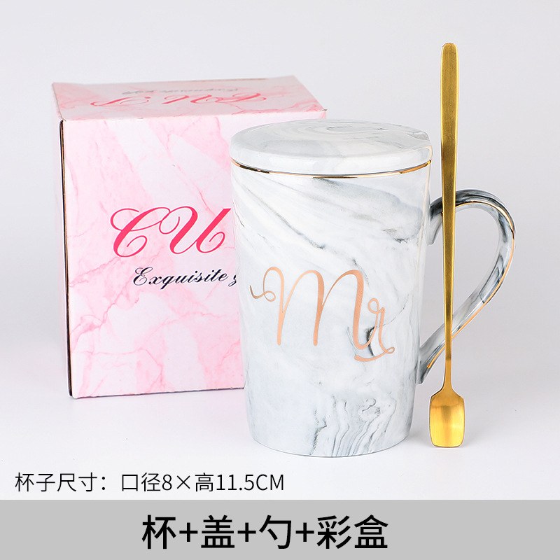Oz Cup letter Gray + lid spoon - 301-400ml